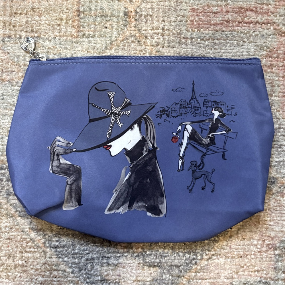 Lancôme Paris Cosmetic Bag with Parisian Print